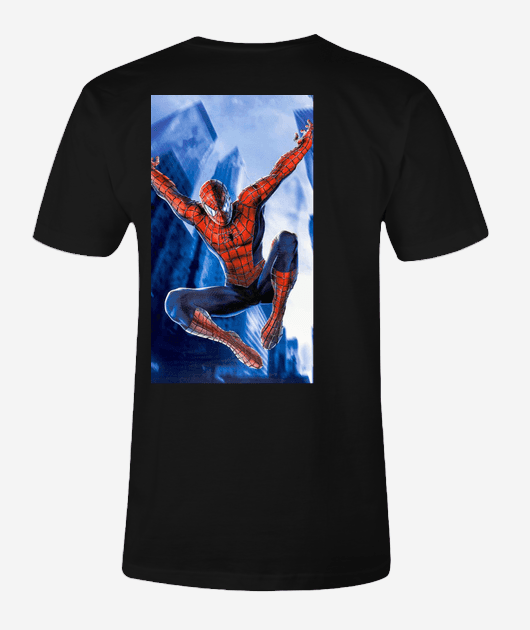t shirt spider man 