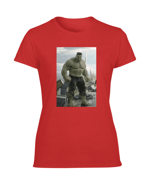 t-shirt  femme de hulk 
